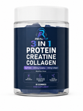 Real Fit 3 in 1 Gummies | All in One Fitness Supplement! Protein Creatine & Collagen