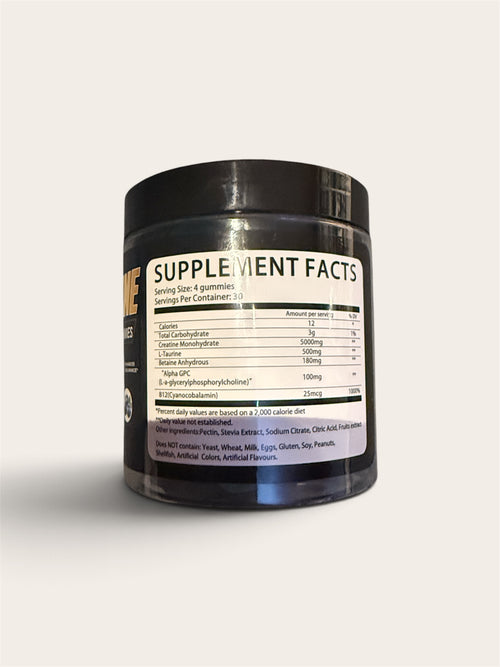 Real Fit 5000MG Creatine Gummies 120 Bulk Pack!